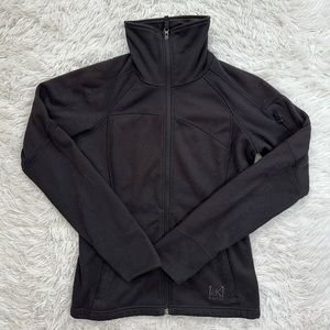 Burton Women’s AK Fleece Mock Neck Jacket Size Medium Black